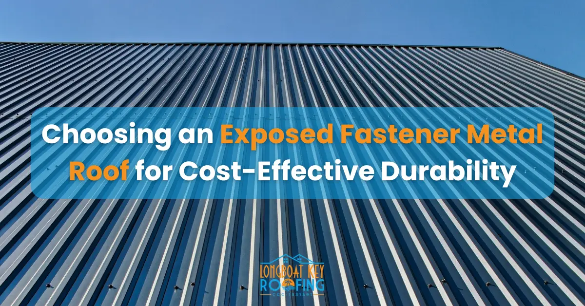 exposed fastener metal roof