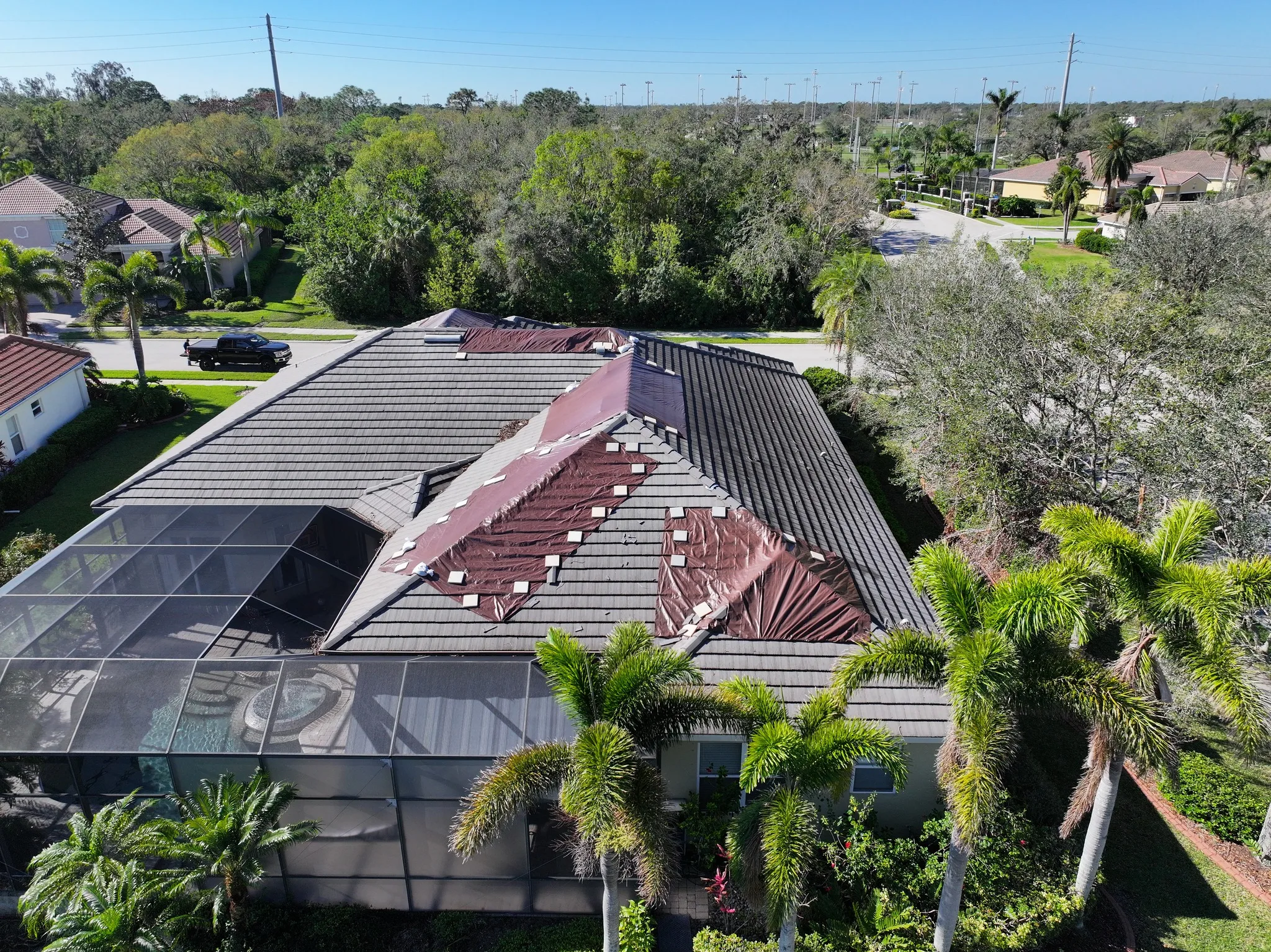 Crown Windsor Shake roof repair 5-16-25-before