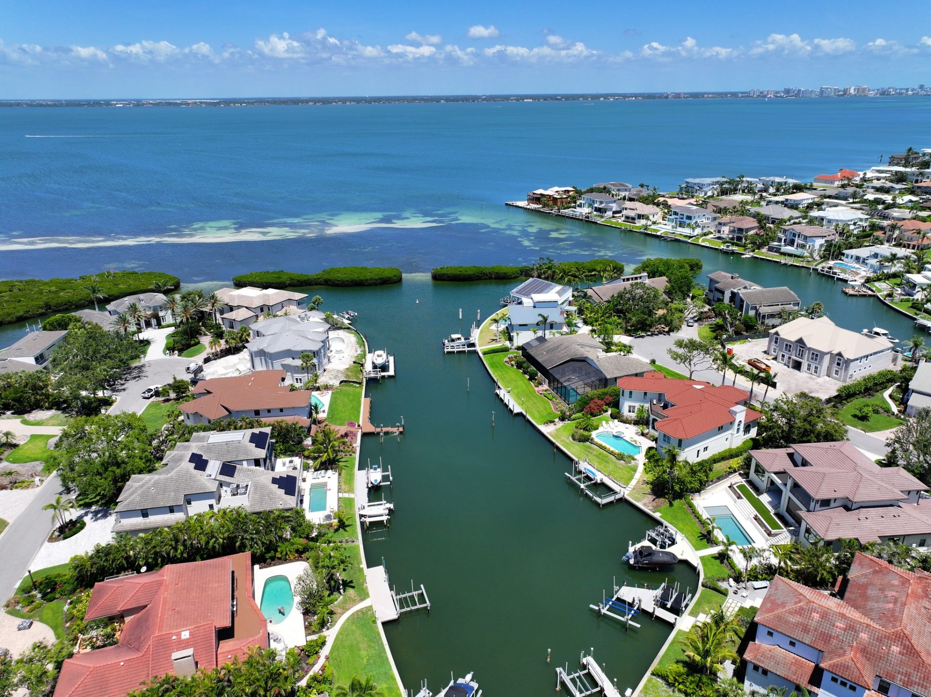 Gulf of America drone shot from Longboat Key Roofing