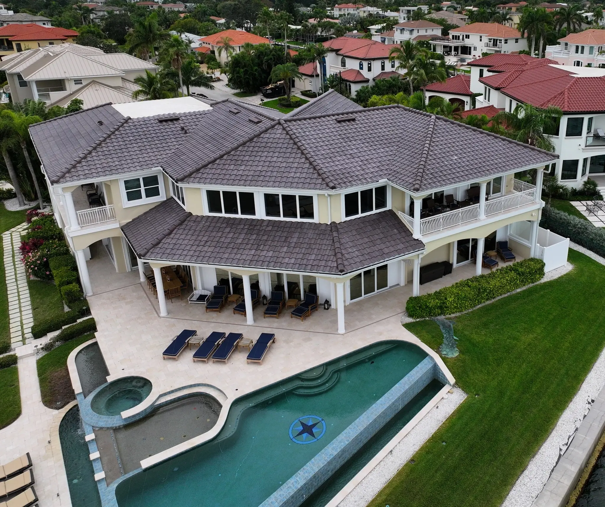 over 1 year later after hurricanes Helene and Milton damaged home - roof is completed and home is back to normal
